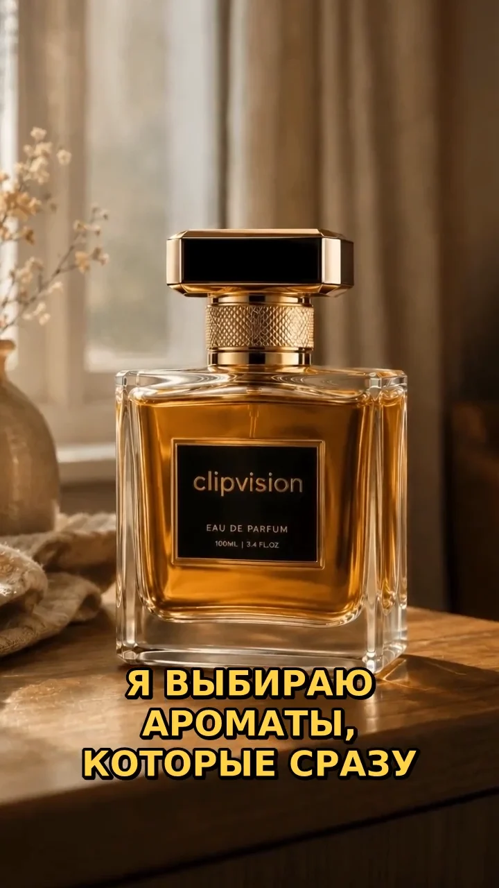 Товар в готовом рекламном ролике